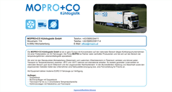 Desktop Screenshot of mopro.at